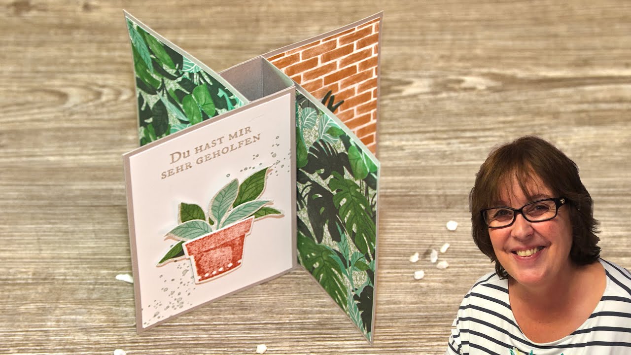 Extravagante Flügelkarte・Pinwheel Tower Card / Fun Fold Card・ Stampin’ Up!