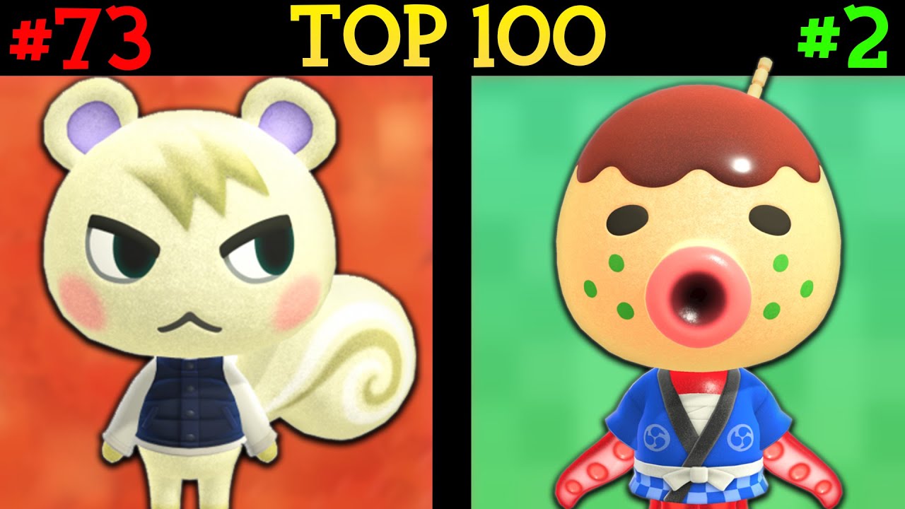 My TOP 100 FAVORITE VILLAGERS RANKED - Animal Crossing New Horizons