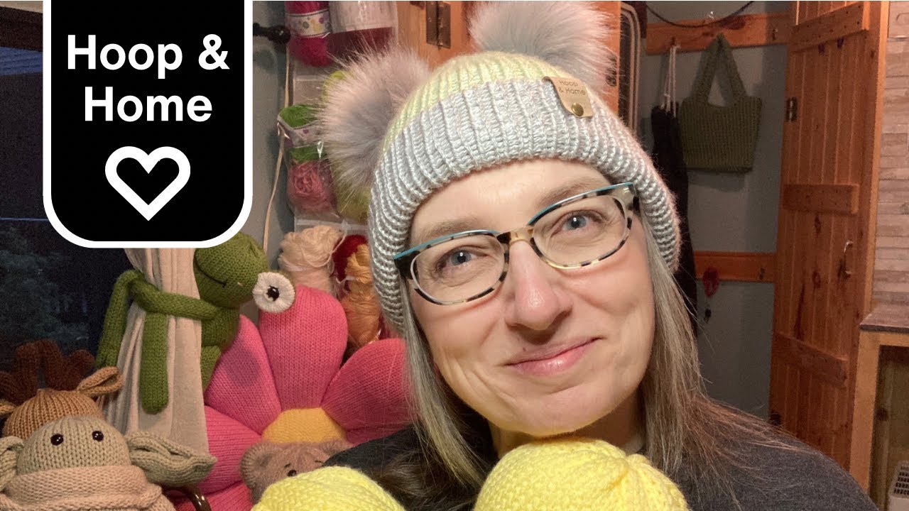 Circular Knitting Machine Pattern Review - Flower Cushion by Eryn Makes Designs