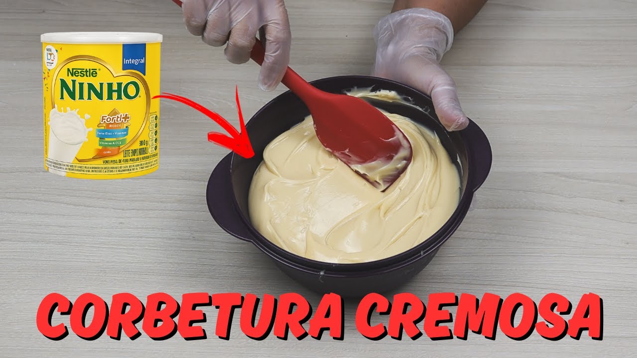 👉 Cobertura Cremosa de Leite Ninho Fácil e Rápida | Receita Perfeita para Bolos e Sobremesas