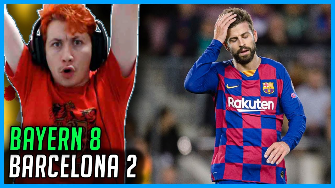 REACT + OPINIÃO ♫ 8x2 - BARCELONA É ATROPELADO PELO BAYERN | FutParódias