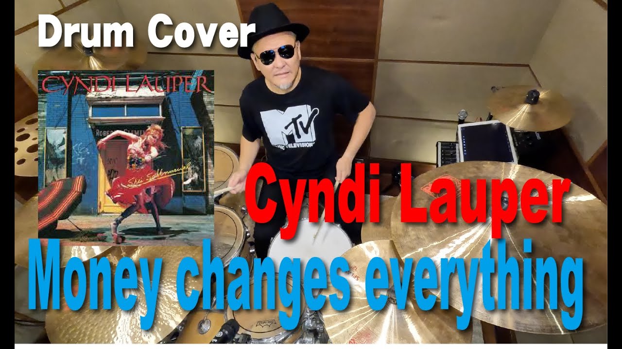 【Cyndi Lauper】Money Changes Everything【叩いてみた】drum cover/ドラムカバー