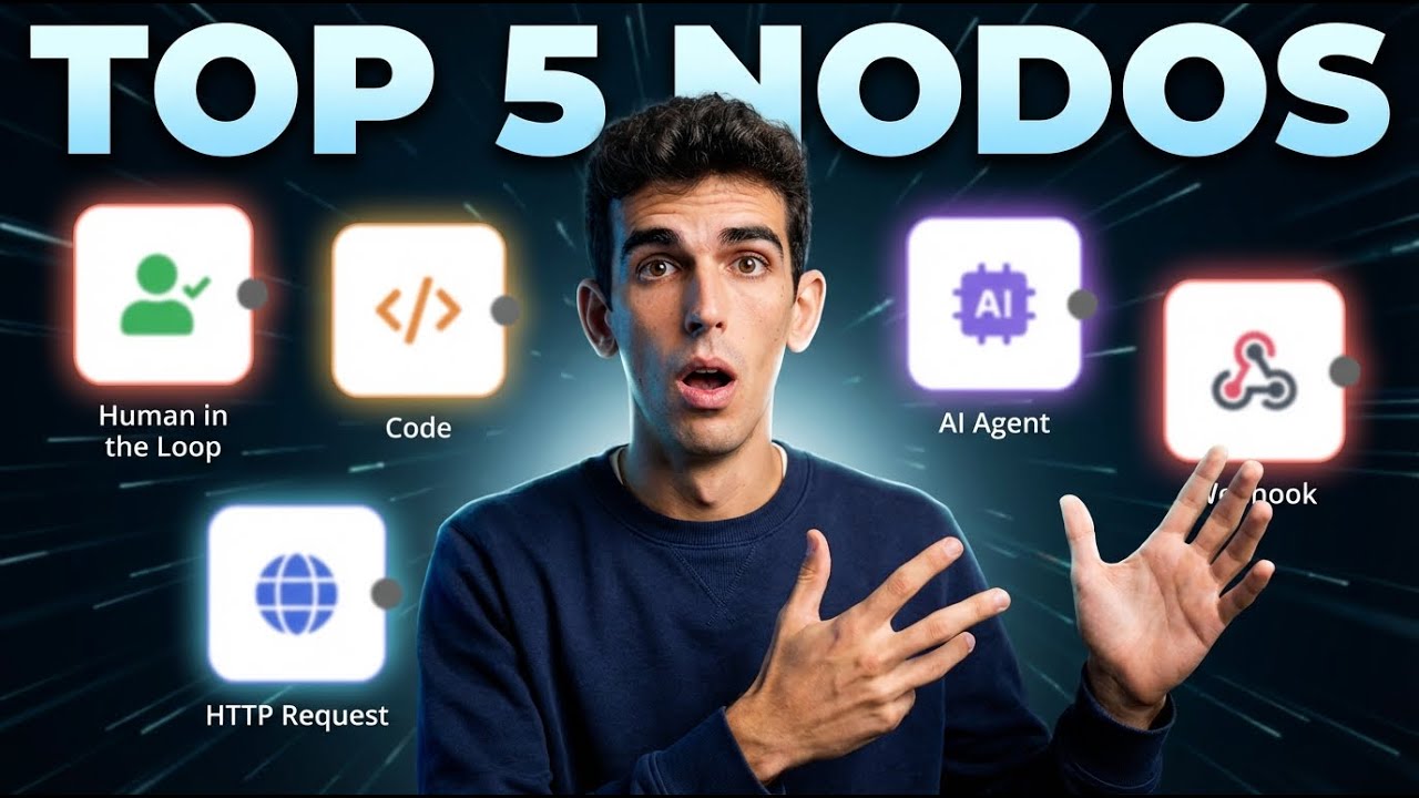 Los 5 Nodos n8n Clave (80% de tus Automatizaciones)