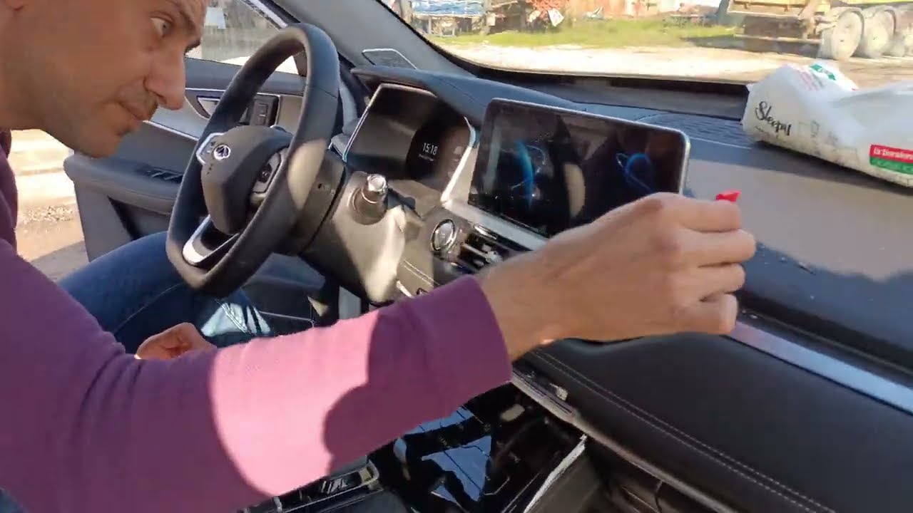 CHERY TİGGO 7 PRO ARACIMIN EKRANLARINA NANO CAM KAPLADIK (2)