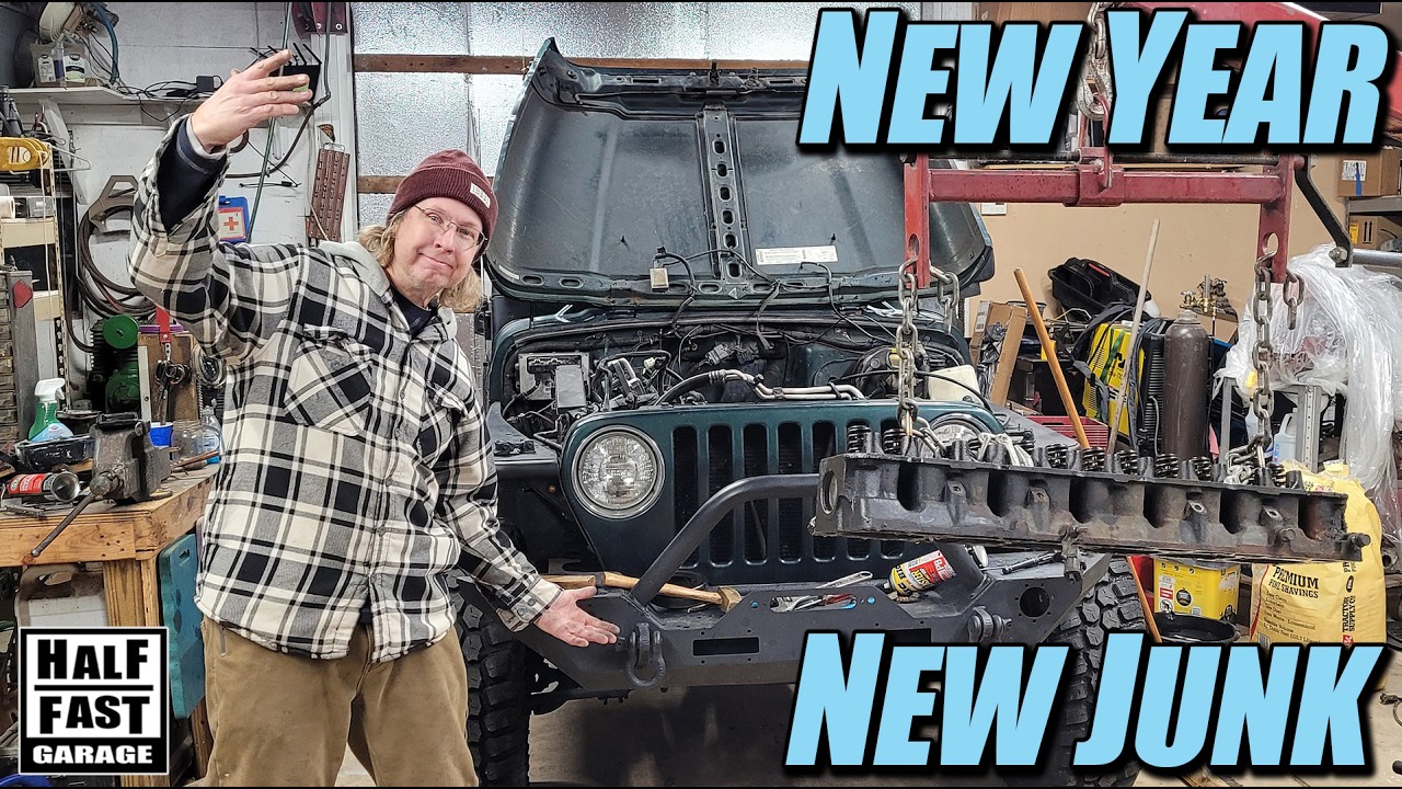 Я купил на eBay Jeep TJ с неисправным двигателем.