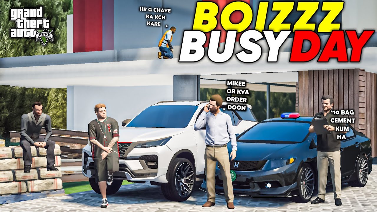 MICHAEL & BOIZZ HAVE SO MUCH WORK TO DO | FT.NEW VILLA | GTA 5 | Real Life Mods #384 |