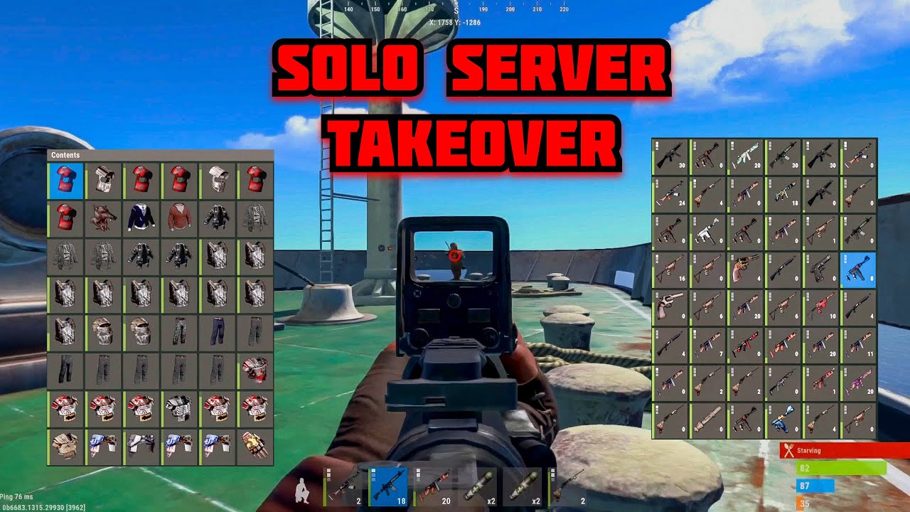 How I DOMINATED SOLO Server - Rust Console Edition