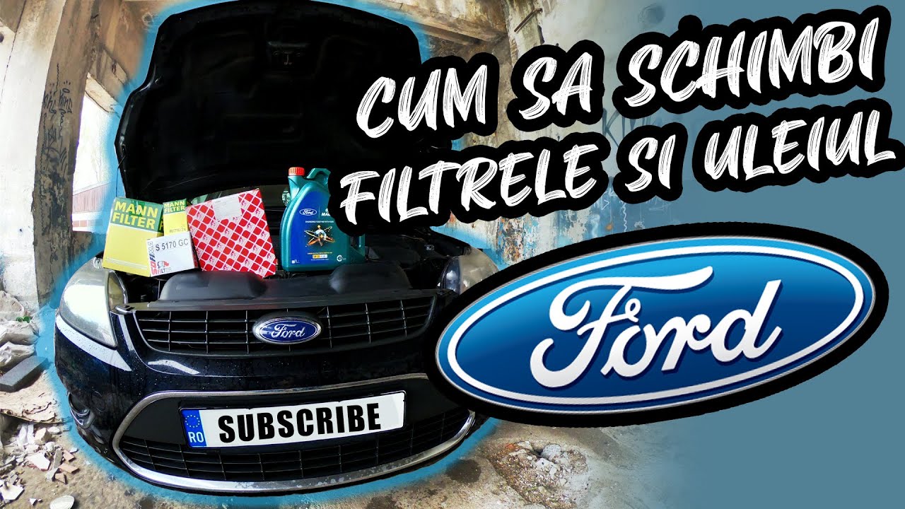 🛠️ Cum Sa Schimbi Uleiul si Filtrele 🚗 (Ford Focus MK2.5 1.6 TDCi)