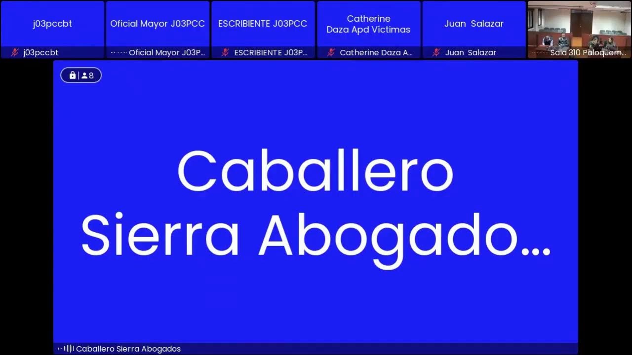 🔴 DÍA 3 | Continúa el juicio contra Diego Cadena por soborno a testigos y fraude procesal