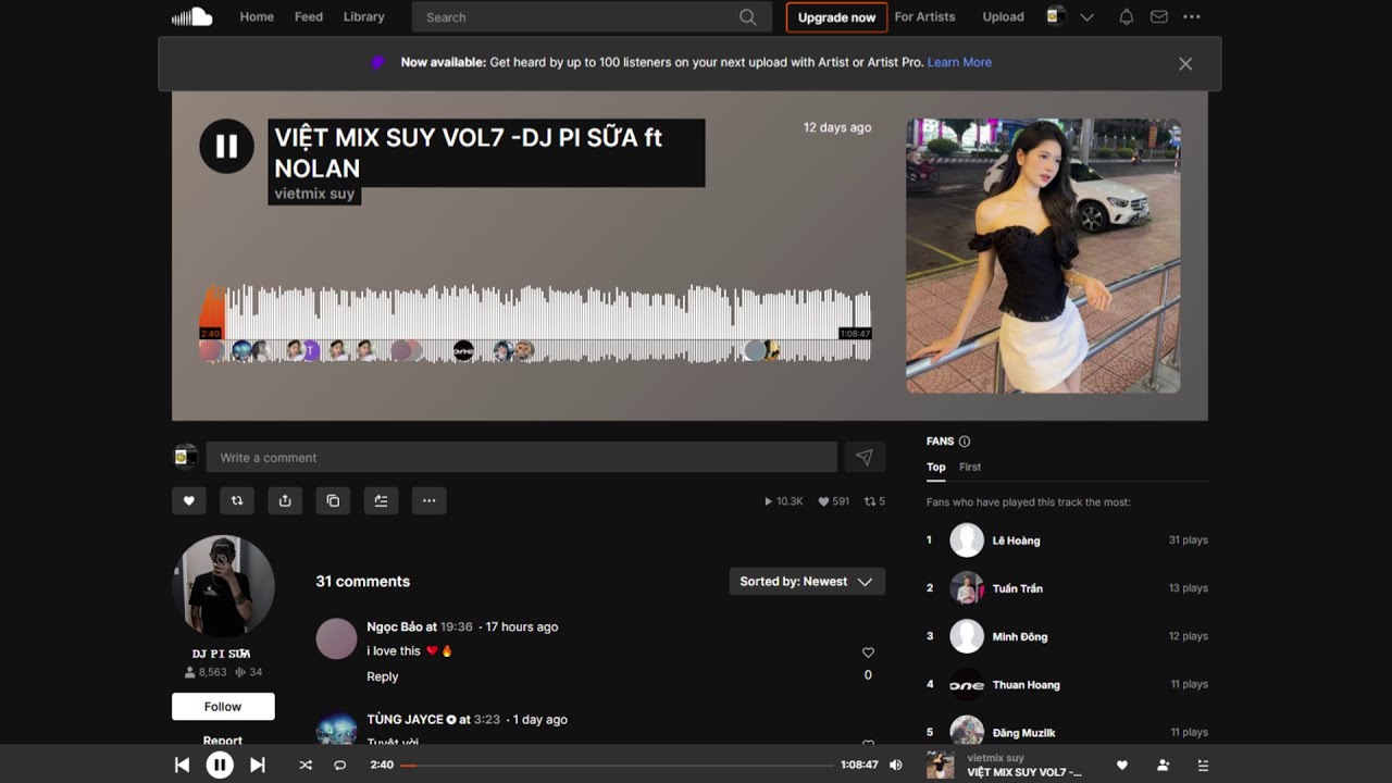 VIỆT MIX SUY VOL7 -DJ PI SỮA FT NOLAN | NST TRÊN SOUNDCLOUD STYLE NHẠC NAM