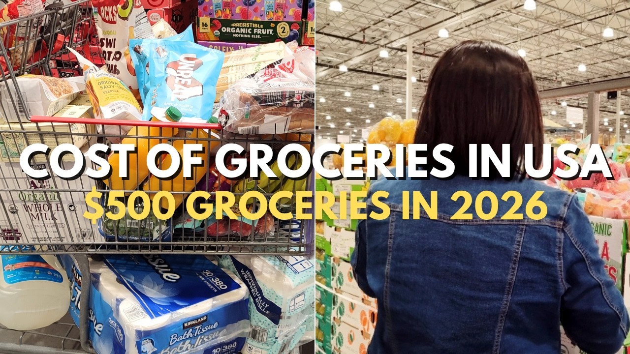 $500 WORTH OF GROCERIES IN 2026 | COST OF GROCERIES IN USA
