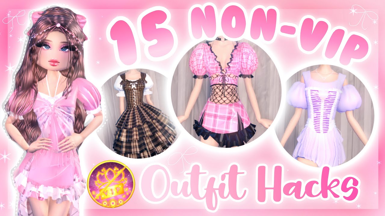 15 NON-VIP *FREE* Outfit Hacks in Dress To Impresss 🎀✨【PART 4】