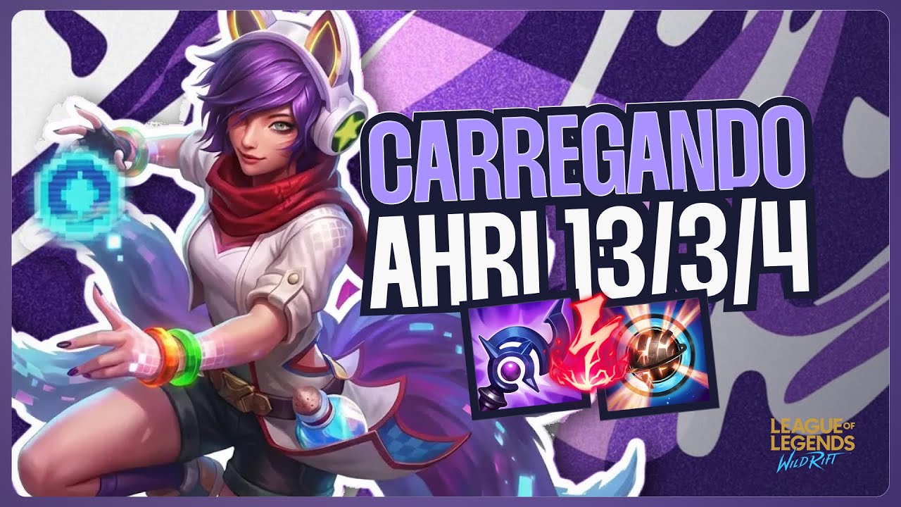 AHRI 13/3: ROAMING E CONTROLE DE JOGO NO WILD RIFT!