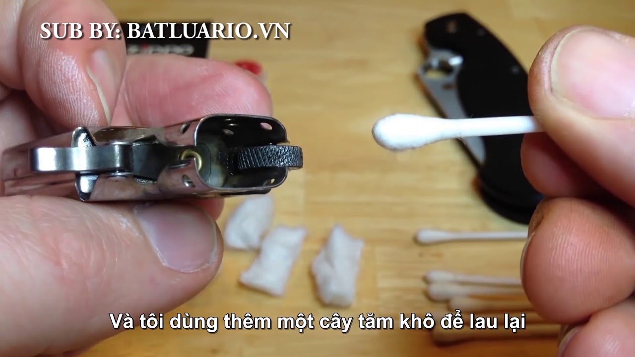 Hướng dẫn cách vệ sinh cơ bản zippo, biến zippo cũ thành zippo mới trong vài phút! [BatluaRIO.vn]