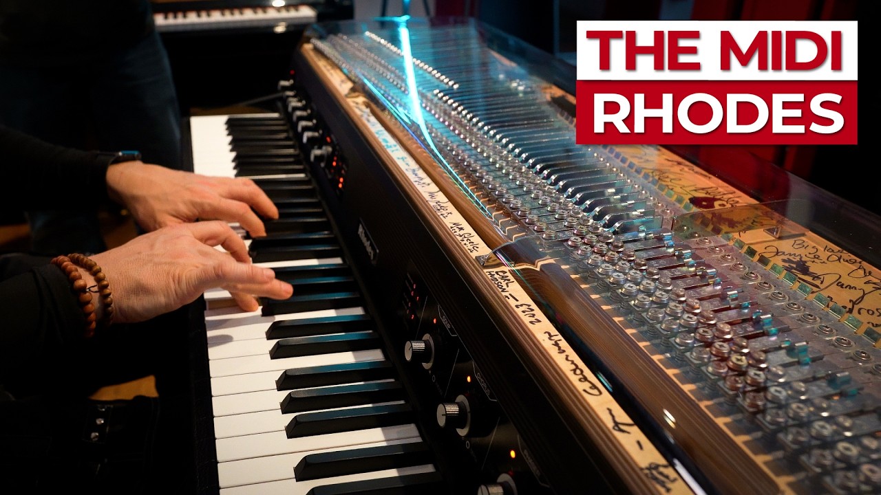 Встречайте прототип MIDI Rhodes MK8 ❤️🤯