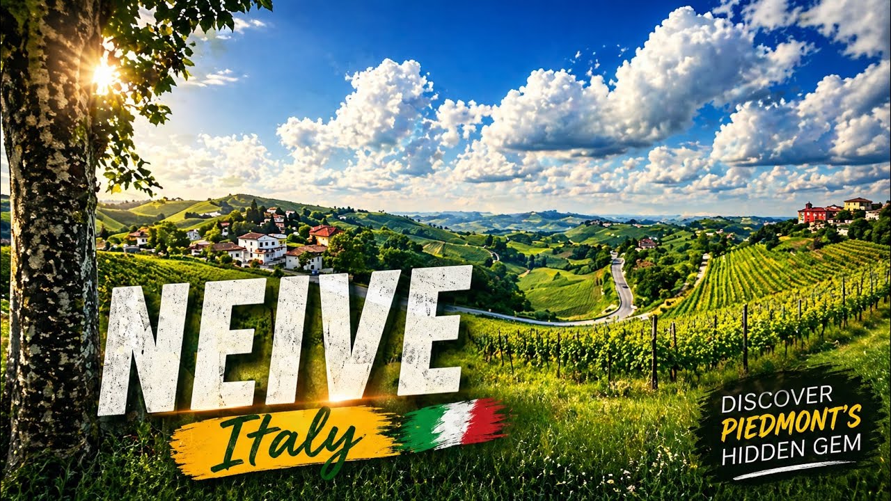 Ancient Streets of Neive: Italy's Most Beautiful Village IN 4k
