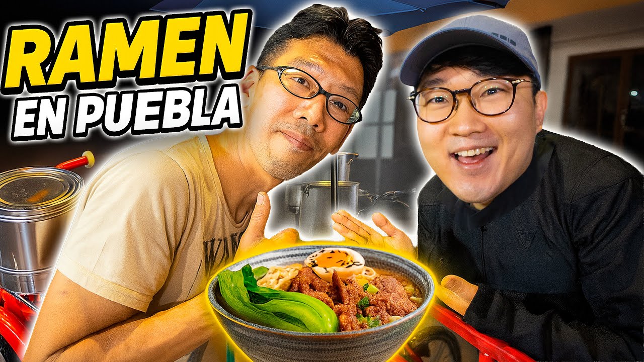 JAPONÉS VENDE RAMEN en PUESTO CALLEJERO - ¿A qué sabe?