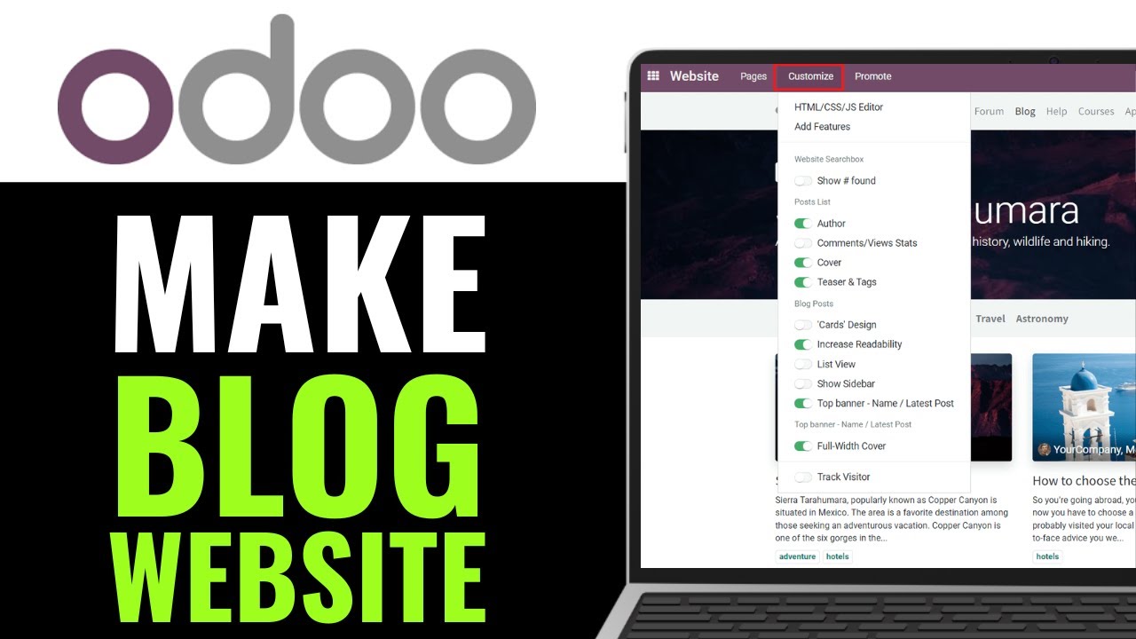 How to Make Blog Website in Odoo 2025 (Step-by-Step)