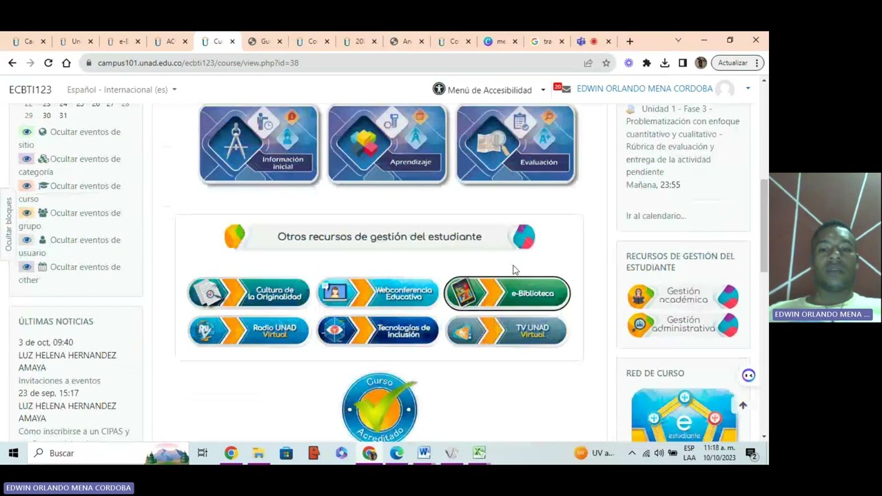 Expliccaci&oacute;n uso de la biblioteca de la Unad