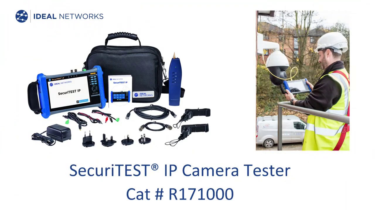 Ideal Networks - SecuriTEST IP Camera Tester - TELECRON
