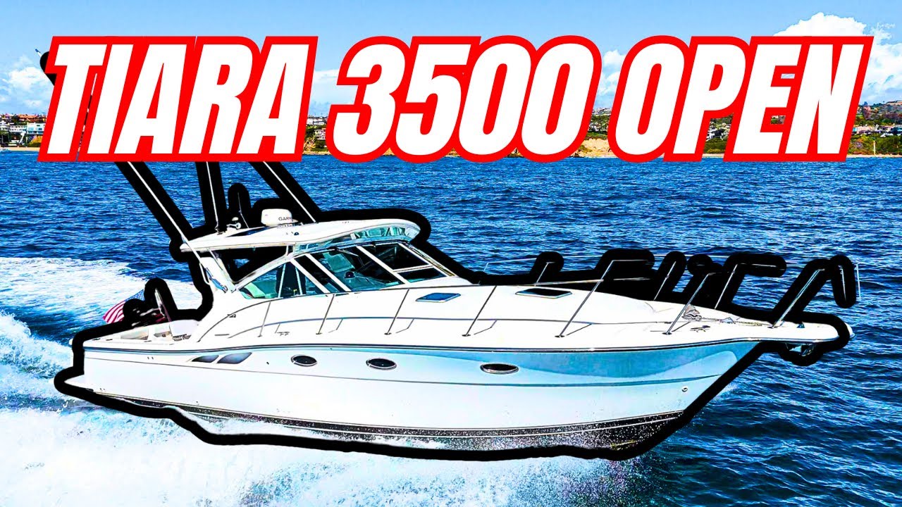 Mint Mechanical Tiara 3500 Open Yacht FOR SALE! 1999 Tiara 3500 Open with Caterpillar 3116 Diesels