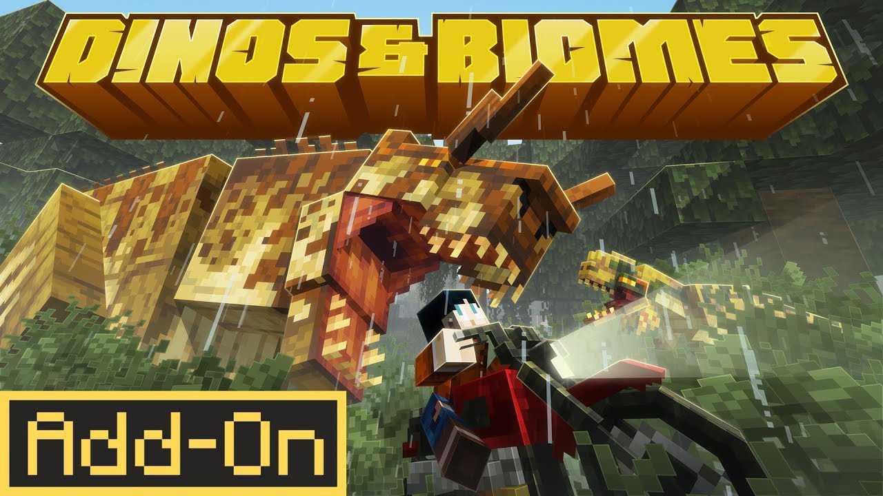 DINOS & BIOMES ADD: 6 Prehistoric Biomes Added to Minecraft Survival Mode