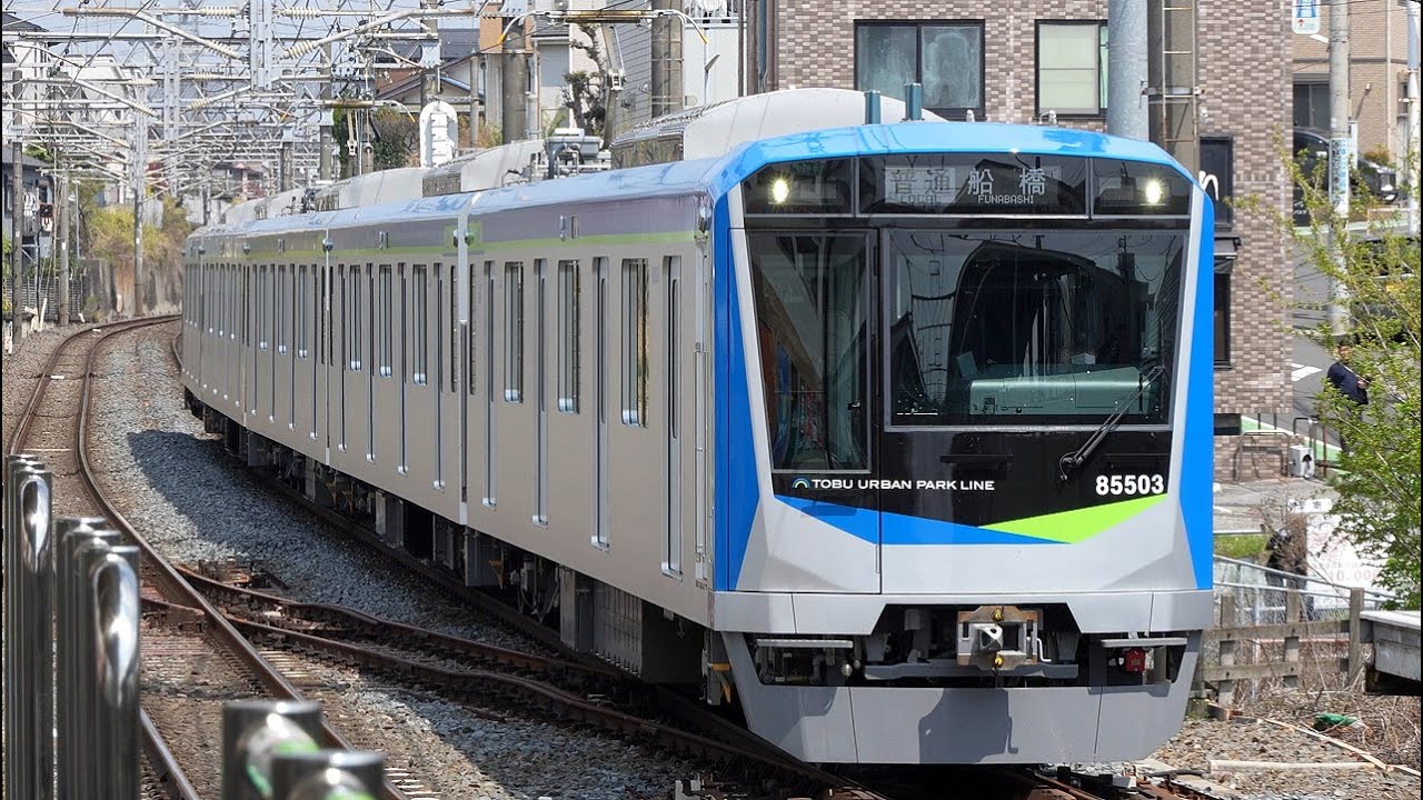 【4K60P】【新型】東武80000系電車(SynRM)(三菱フルSiC適用-VVVF)到着・発車シーン集+乗車動画(走行音) 2025.4