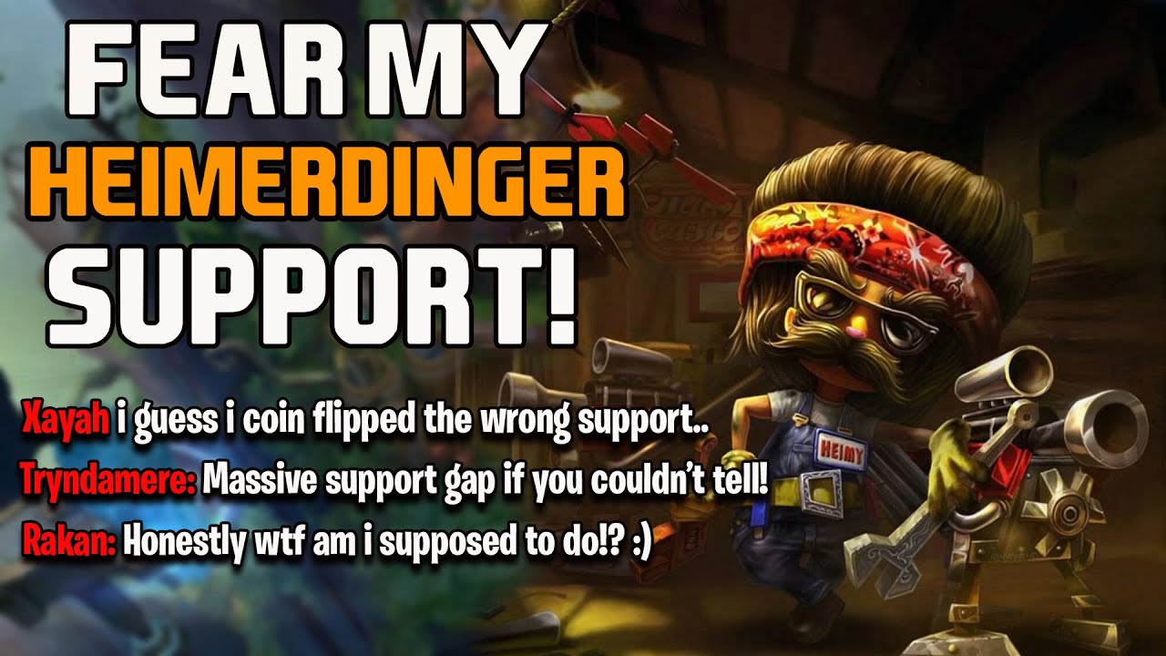 Fear My Heimerdinger Support! | 13.16 - League of Legends