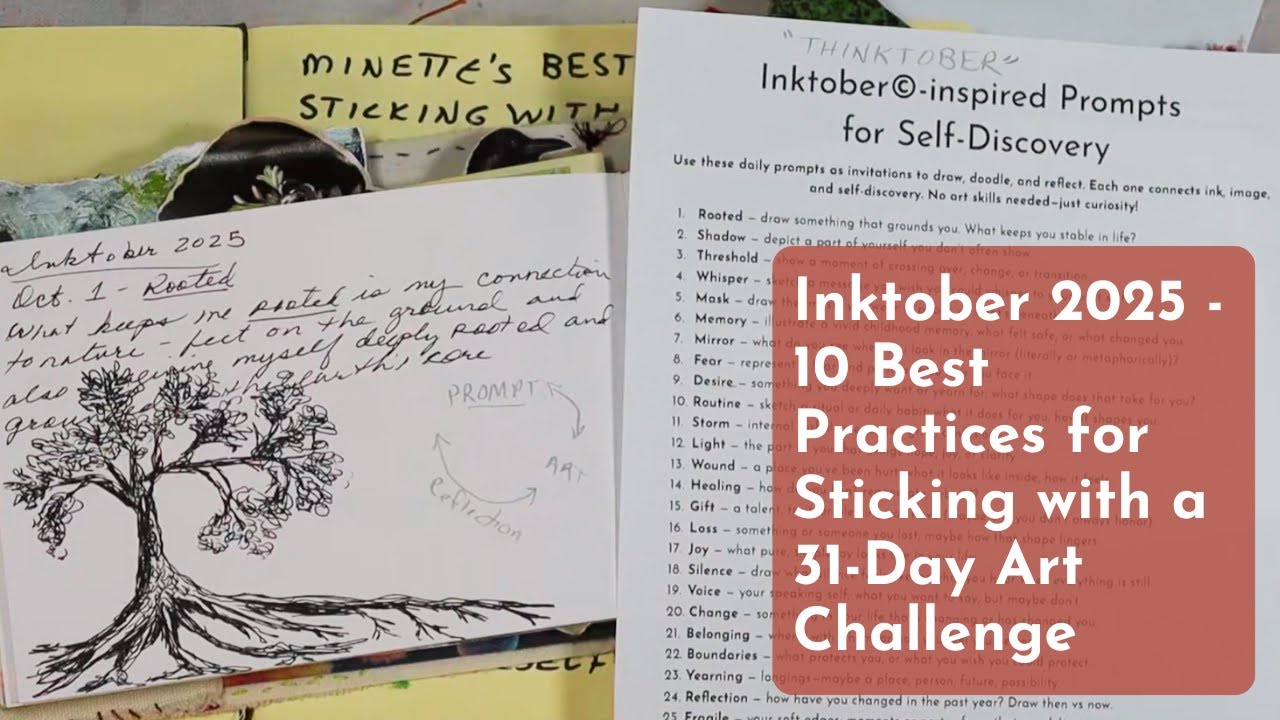 Inktober 2025 - 10 Best Practices for Sticking with a 31-Day Art Challenge