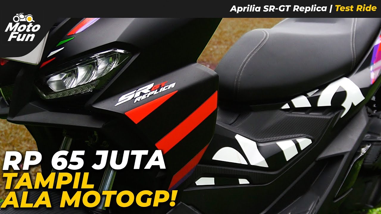 Bergaya Racing Tapi Pas Buat Harian, Aprilia SR GT 200 Replica! | MotoFun Indonesia
