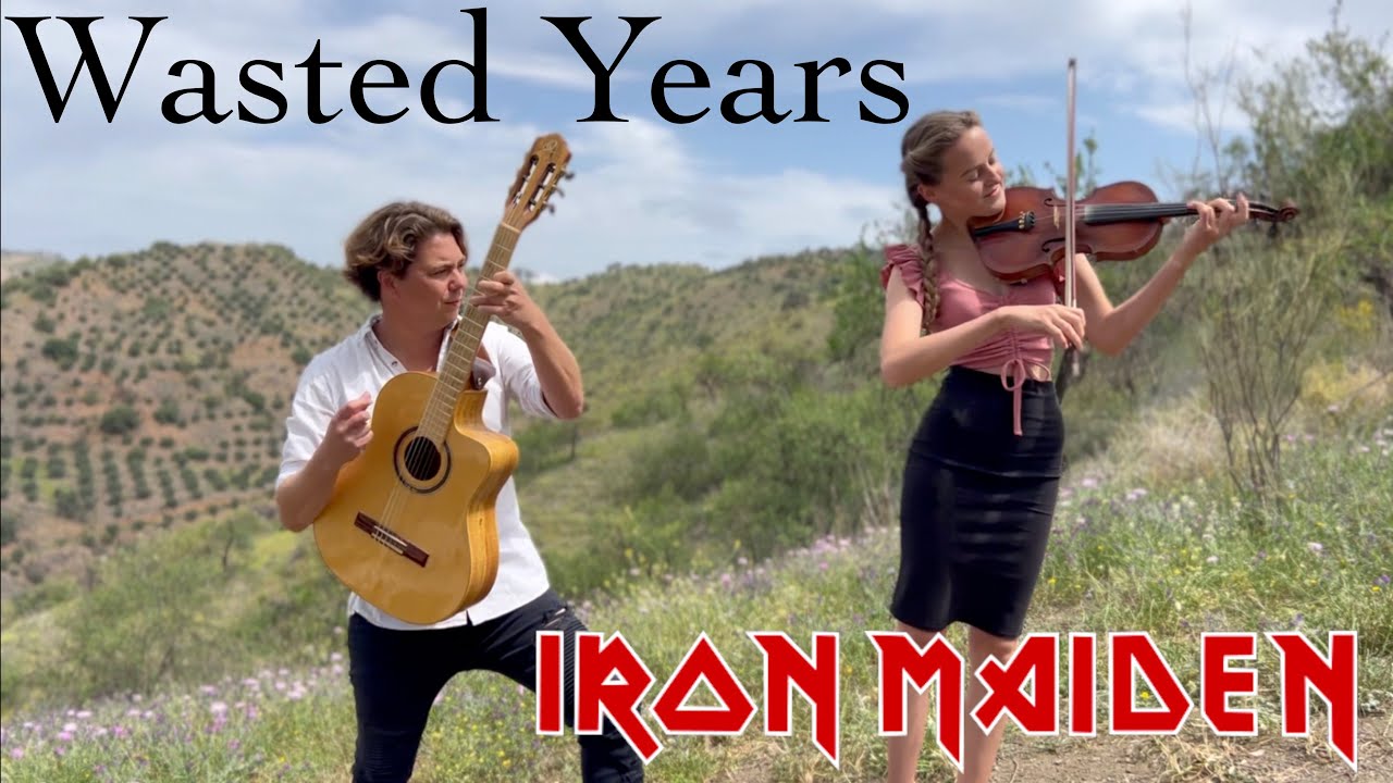 Iron Maiden - Wasted Years | Acoustic Cover on Violin and Guitar