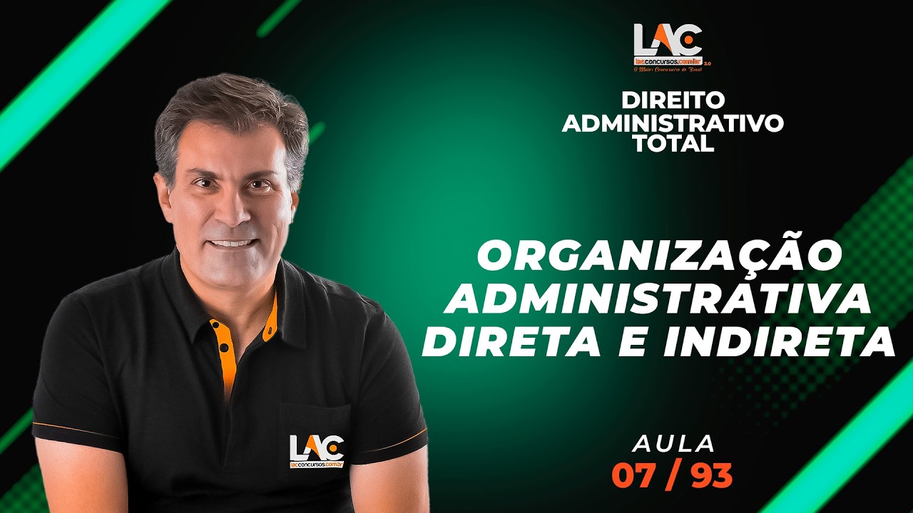 Direito Administrativo Total - Organização Administrativa - Direta e Indireta  [07/93]