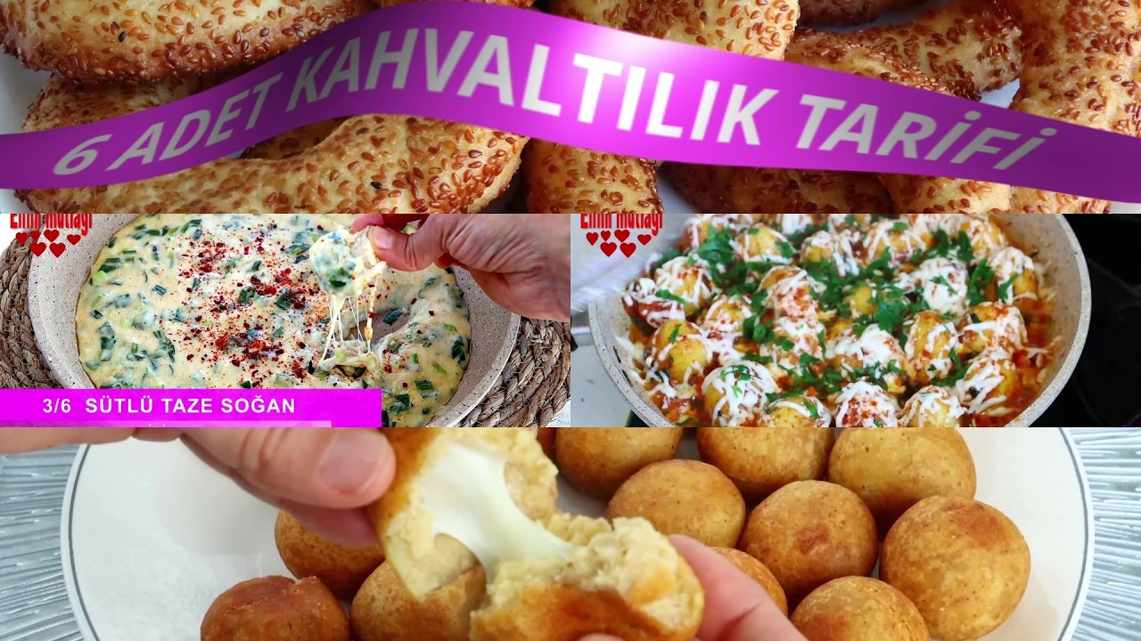 6 ADET KAHVALTILIK YEMEK TARİFİ