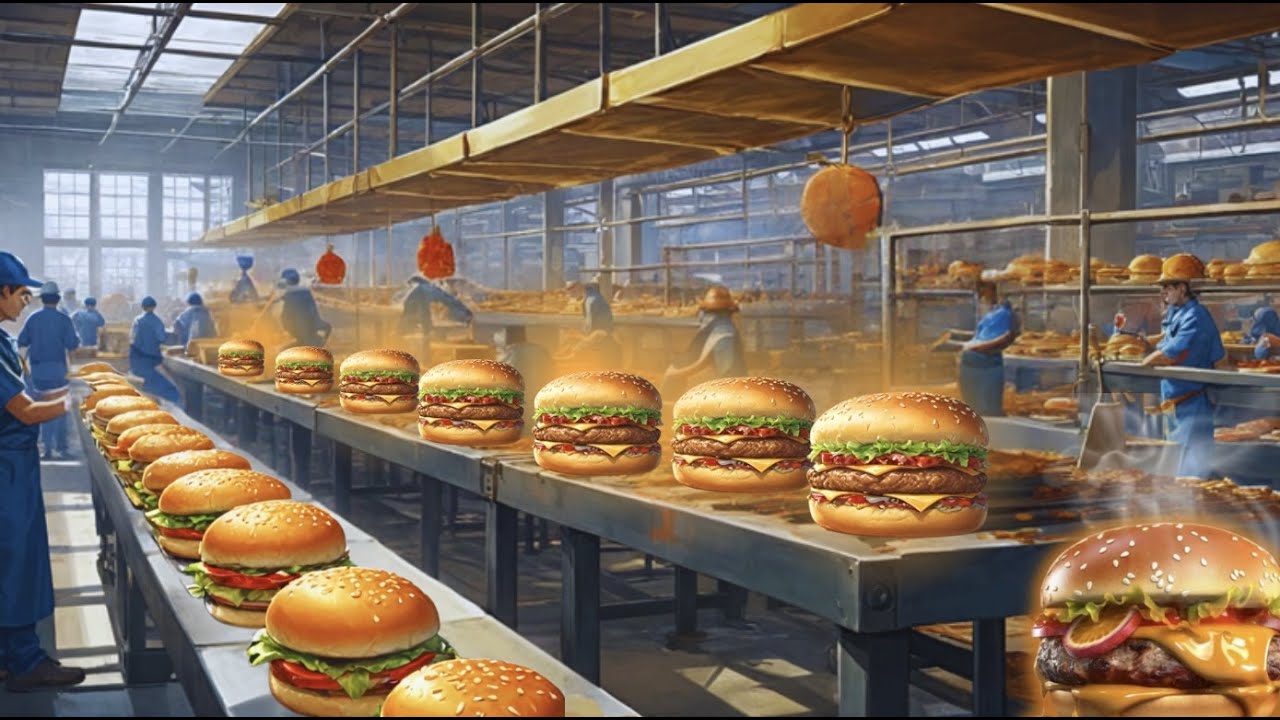 How Plant-Based Burgers Are Made In Factory l Plant-Based Burger Factory Process