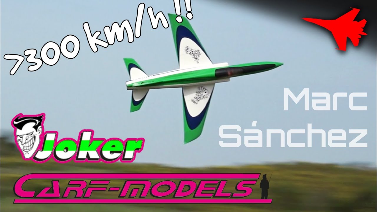 Fast R/C Jet ✈️ Marc Sánchez BLASTING with the CARF JOKER over 300KM/H