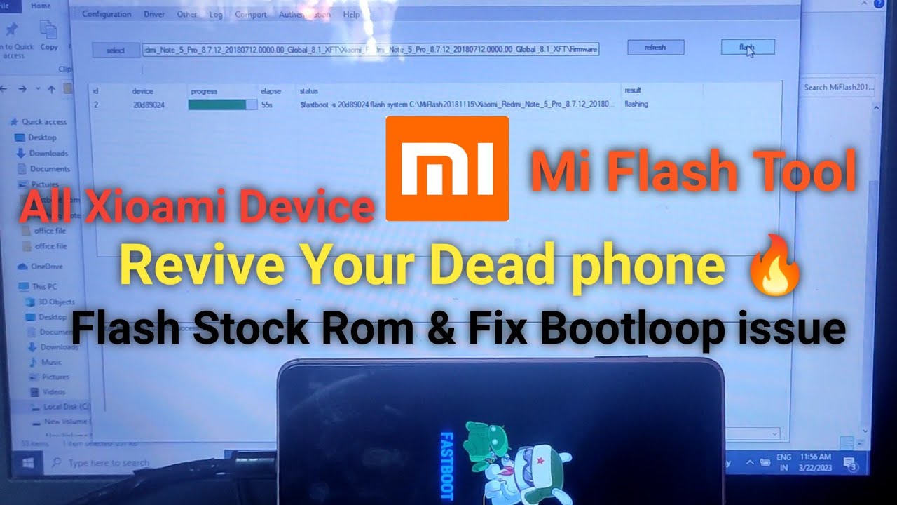 Flash stock Rom on Redmi Note 5 pro | Fix Stuck on logo | Flashing New Frameware #Stockrom