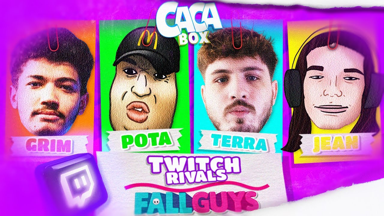 VOD // FALL GUYS Twitch Rivals - Terracid, Potatoz, Grimkujow, Jean