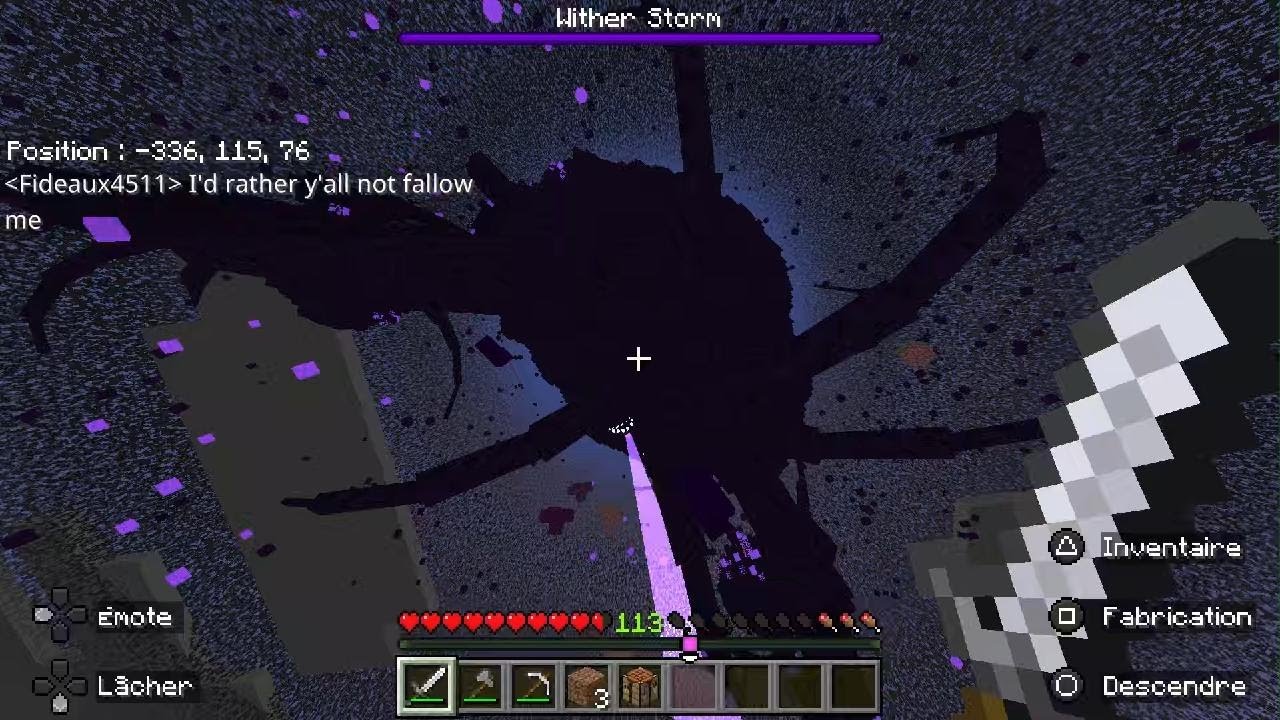 J'ai enfin vaincu le Wither-Storm c'était chaud j'ai rien compris Pt 2.