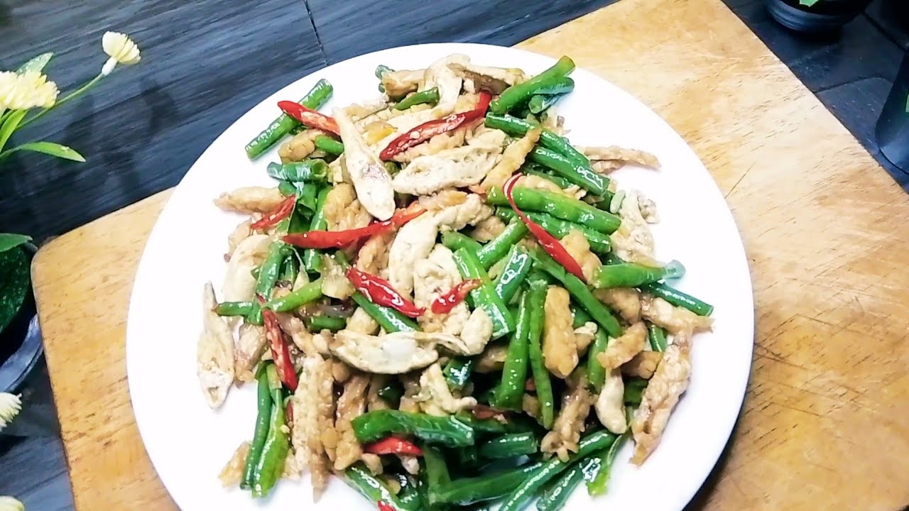 ASLI ENAK!! Kacang Panjang Tumis Otak-Otak Simpel 