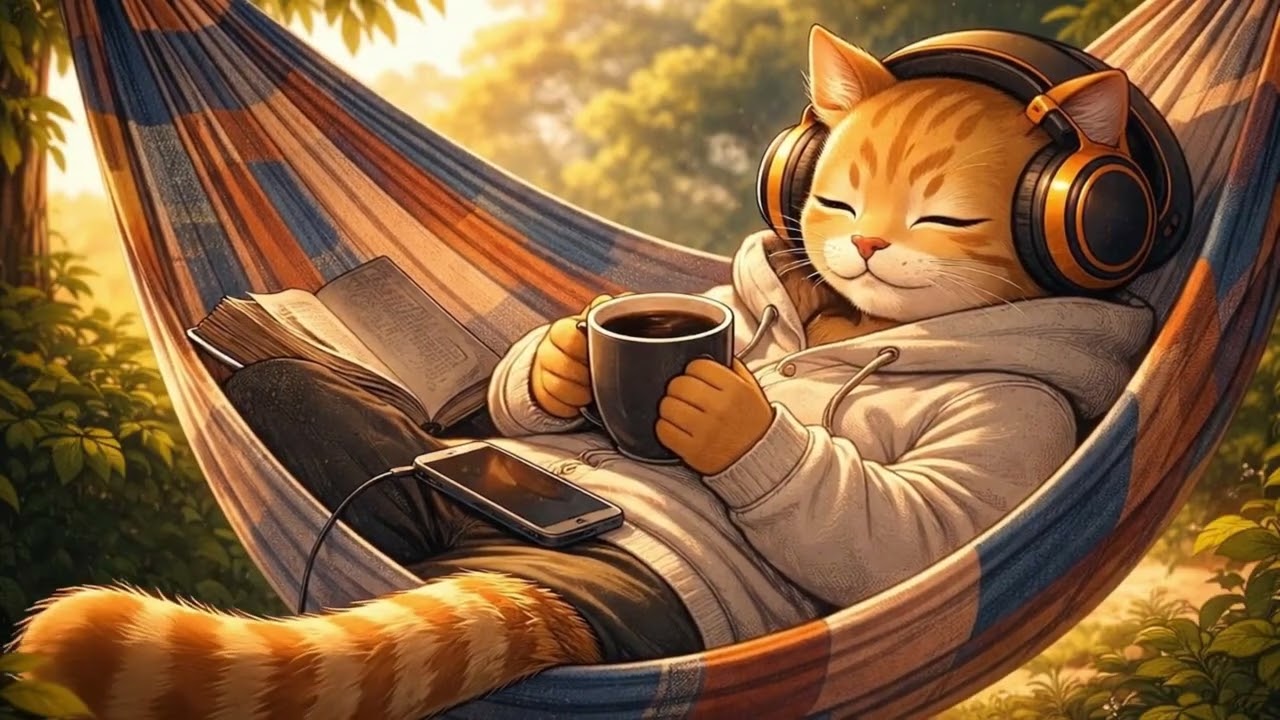 2 Hours of Cozy Lo-Fi ☕🐱 | Relaxing AI Cat Beats for Calm Mornings & Peaceful Focus