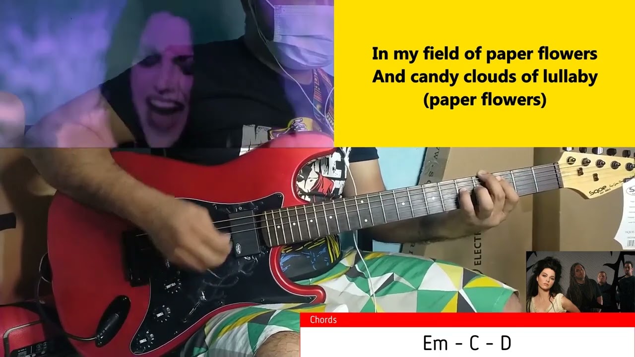 Evanescence - Imaginary (Guitar Cover With Chords & Lyrics)