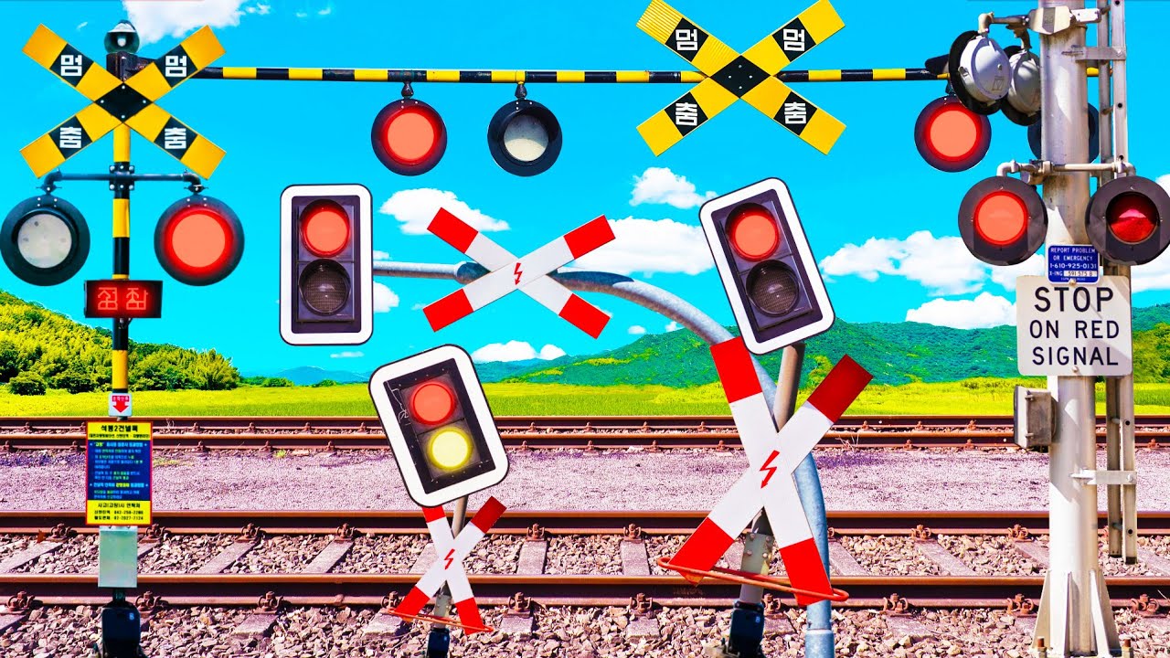 Expanding Railroad Crossing 😂 (Bahnübergang)