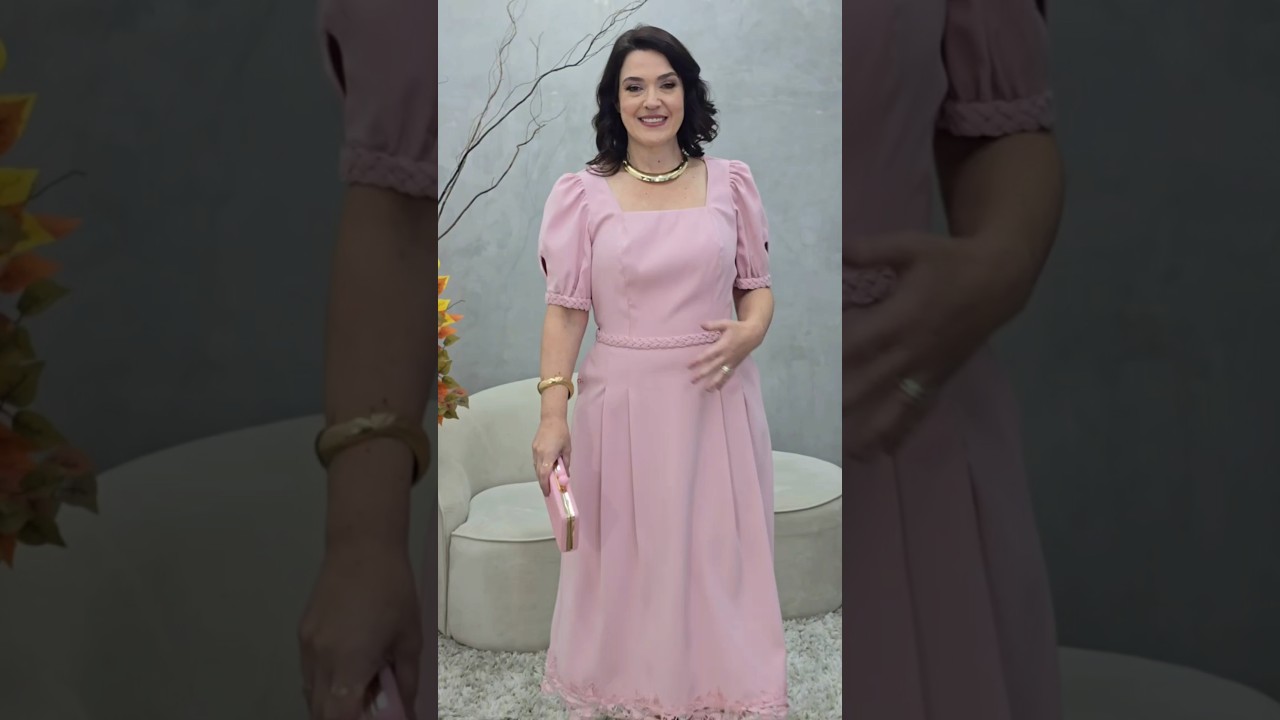 3 VESTIDOS LINDOS E ELEGANTES MODA CRIST&Atilde; KAULY LAN&Ccedil;AMENTO #shorts