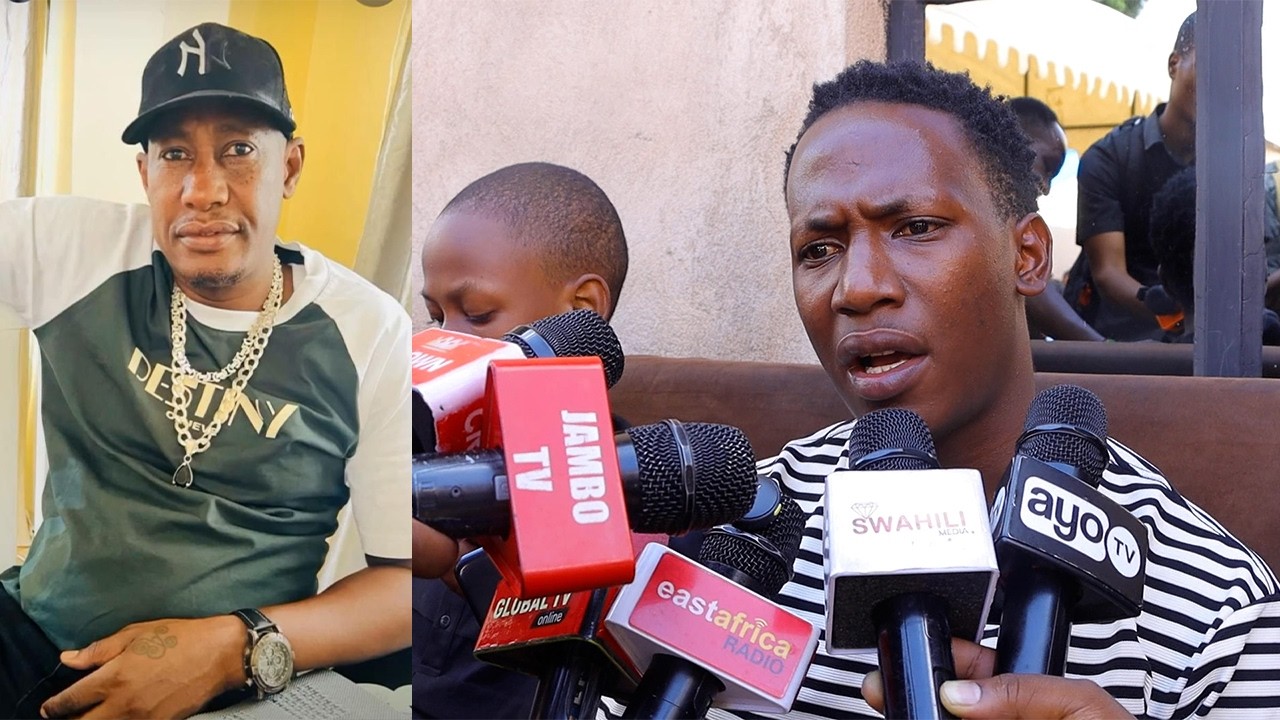 MTOTO WA BANJOO AONGEA BAADA YA KUMZIKA BABA YAKE, 