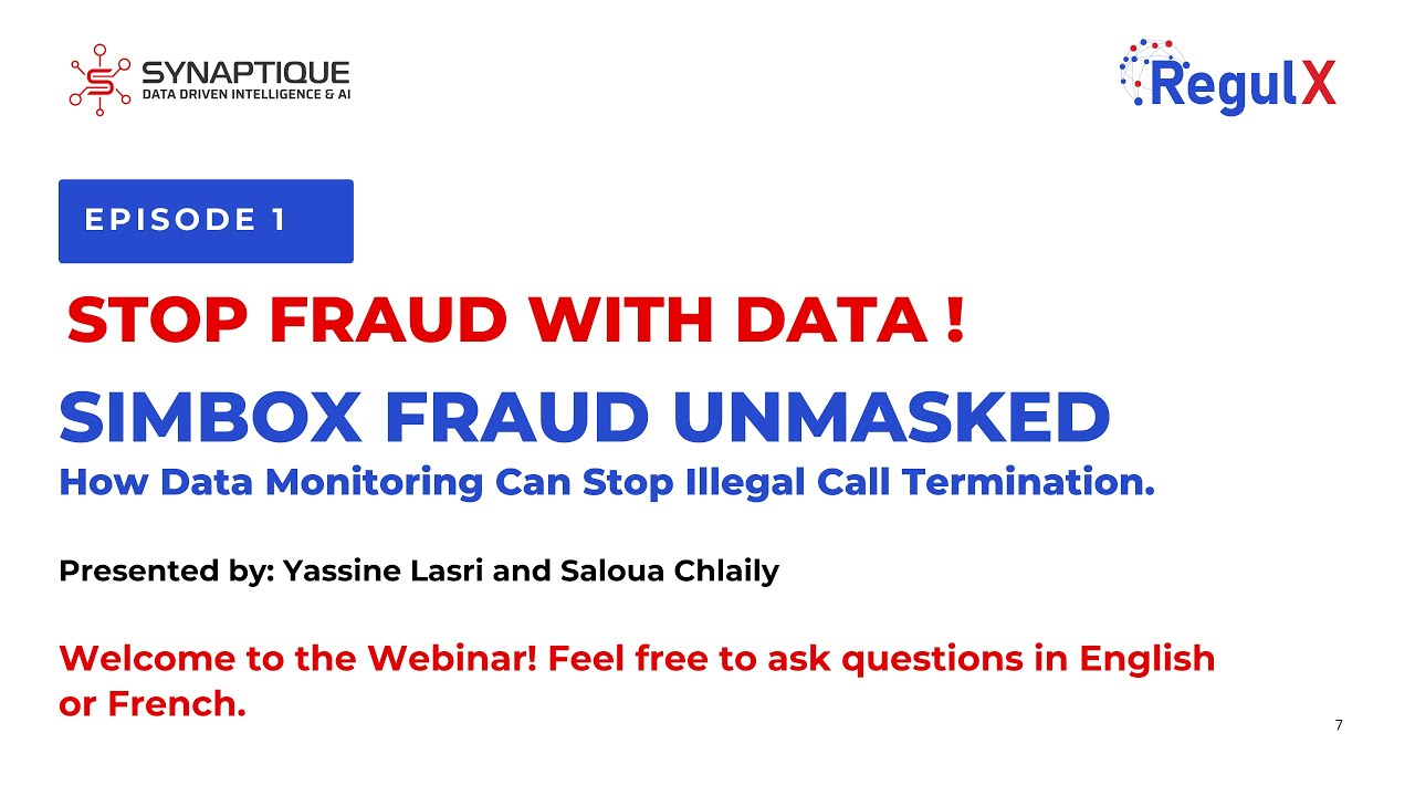 Webinar  Simbox Fraud Unmasked  How Data Monitoring Can Stop Illegal Call Termination