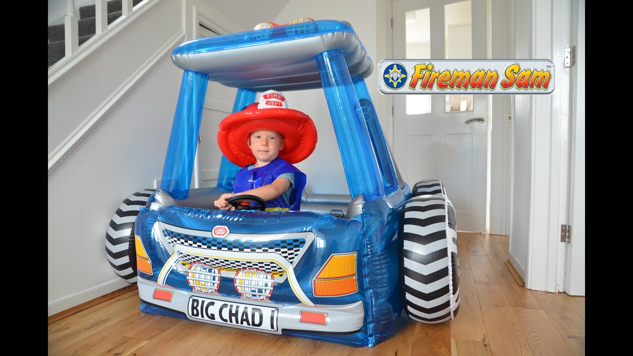 Huge fireman ball pit compilation Monster truck Rescue Fire Engine Videos