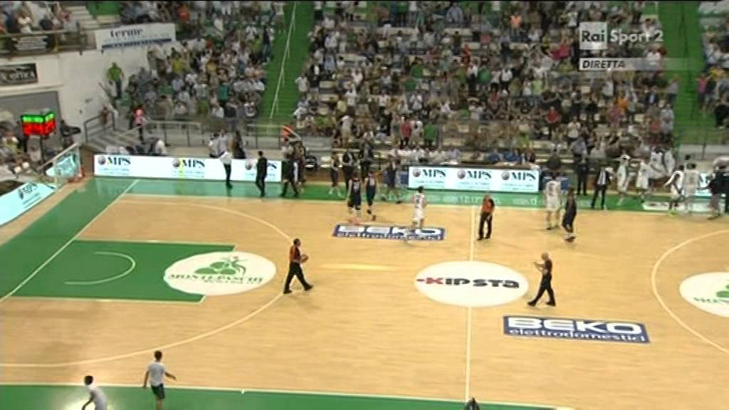 Basket. Semifinale. G5. Montepaschi Siena - Virtus Roma. 1nd half