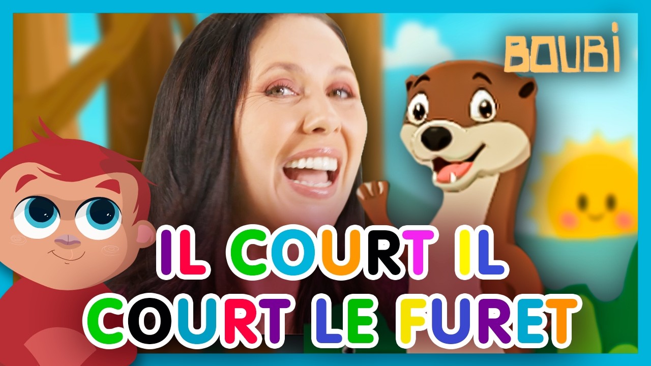 Mais Où Court le Furet ? 🐭✨ - Comptine avec Paroles - Les Amis de Boubi