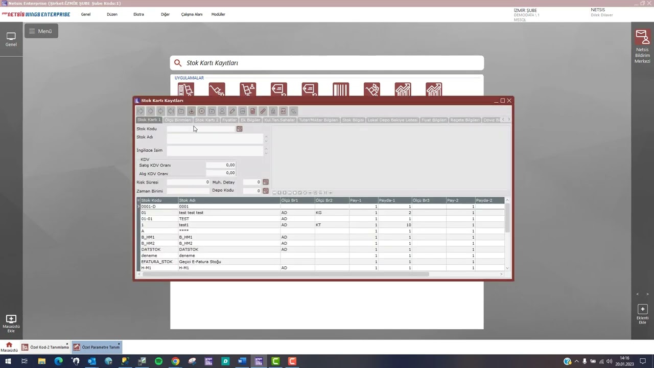 Netsis Talep/Teklif/Siparişte Satır Bazı Tevkifat Desteği