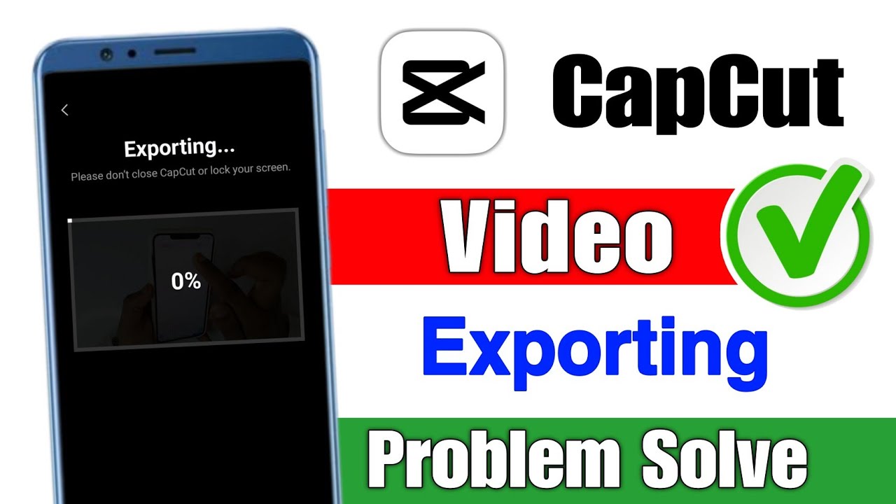 capcut export problem | capcut se video export nahi ho raha hai | fix capcut video not exporting